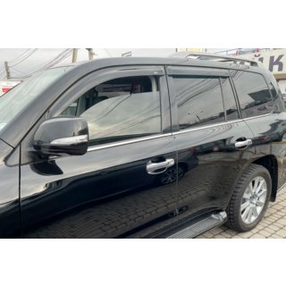 Window Deflectors 8cm (4 pcs, HIC) Toyota Land Cruiser 200 2007-2021 photo 1