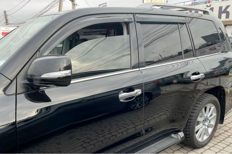Toyota Land Cruiser 200 2007-2021 Window Deflectors 8cm (4 pcs, HIC) Image