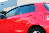 Toyota Yaris 2006-2011 Window Deflectors HB (4 pcs, HIC) photo 3