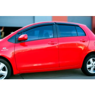 Window Deflectors HB (4 pcs, HIC) Toyota Yaris 2006-2011 photo 1