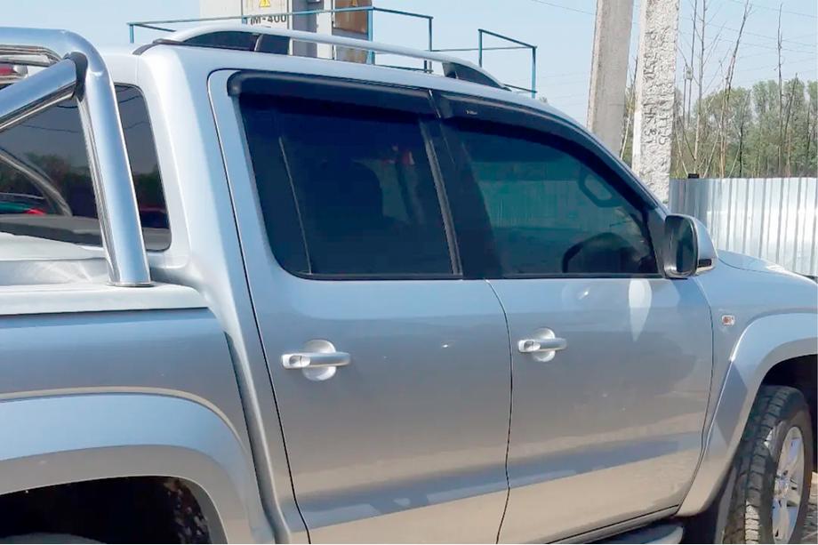 Volkswagen Amarok 2010-2022 Window Deflectors (4 pcs, HIC) Photo 1