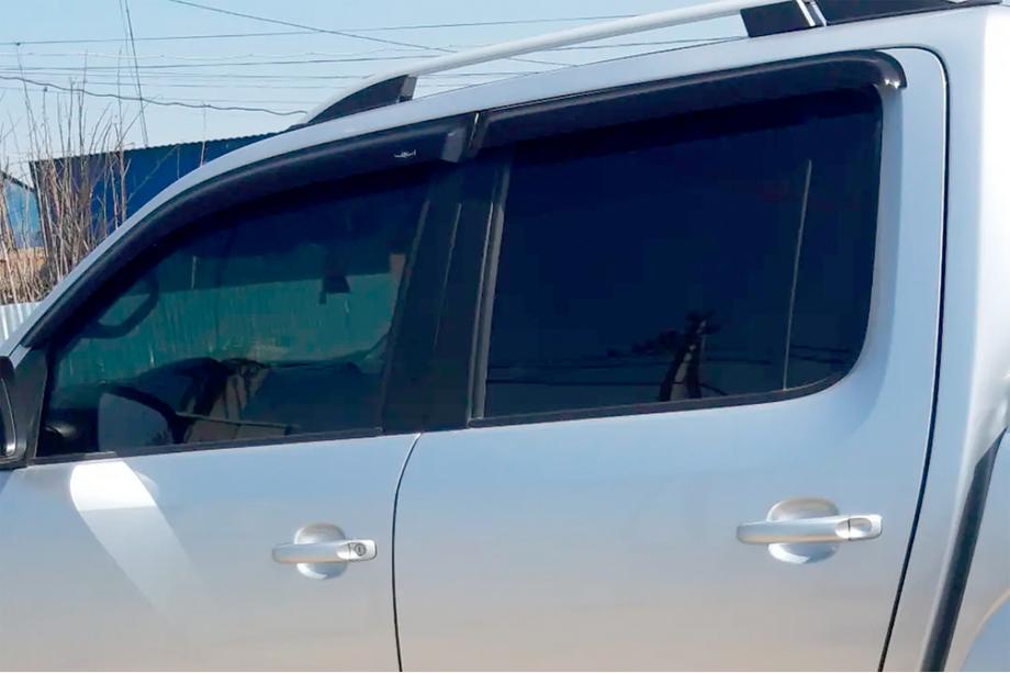Volkswagen Amarok 2010-2022 Window Deflectors (4 pcs, HIC) Photo 6