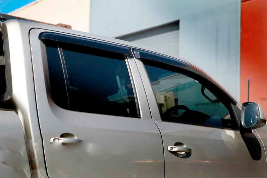 Volkswagen Amarok 2010-2022 Window Deflectors (4 pcs, HIC) Photo 7