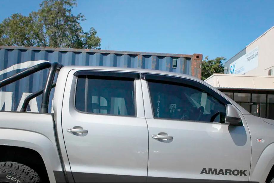 Volkswagen Amarok 2010-2022 Window Deflectors (4 pcs, HIC) Photo 3