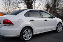 Volkswagen Polo 2010-2017 Window Deflectors SD (4 pcs, HIC) photo 2
