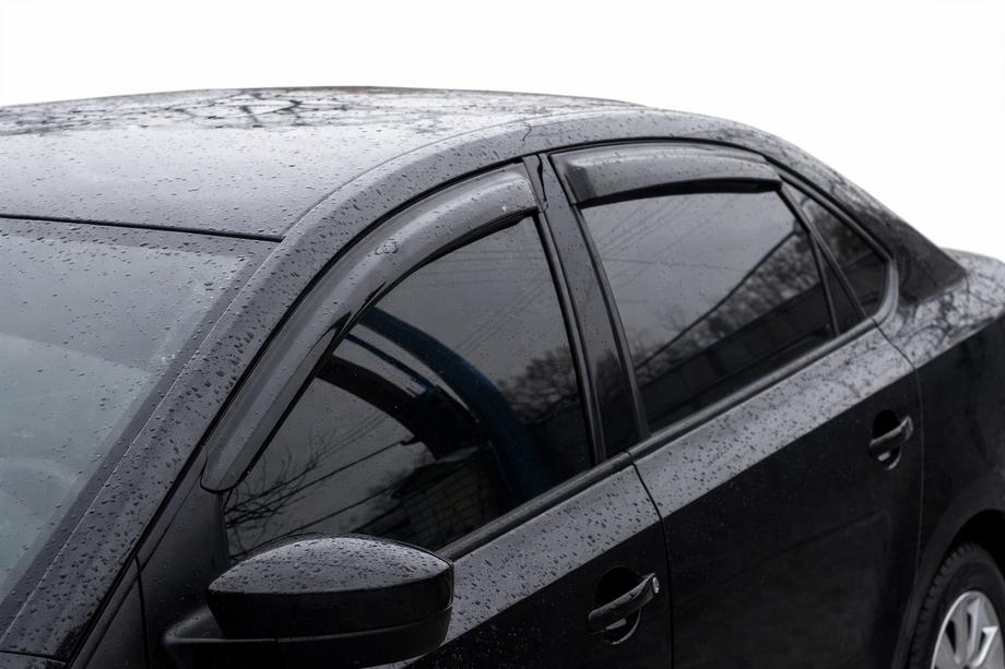 Volkswagen Polo 2010-2017 Window Deflectors SD (4 pcs, HIC) Image