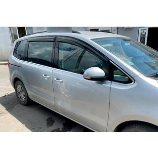 Window Deflectors (4 pcs, HIC) Volkswagen Sharan 2010-2023 photo 1