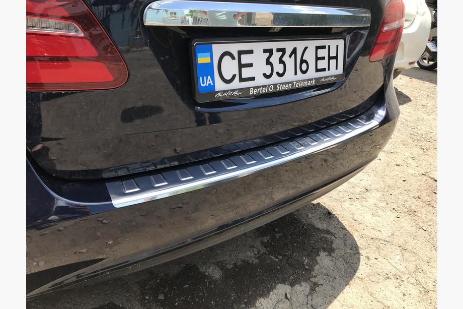 Mercedes B-class W246 2011-2018 Rear Bumper Protector Carmos Stainless Steel Photo 4