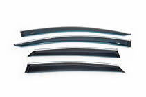 Ford Mondeo 2014-2022 Window deflectors with chrome trim (4 pcs, HIC) photo 2