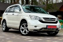 Honda CRV 2007-2011 Window deflectors with chrome trim (4 pcs, HIC) photo 2