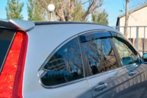 Honda CRV 2007-2011 Window deflectors with chrome trim (4 pcs, HIC) photo 5