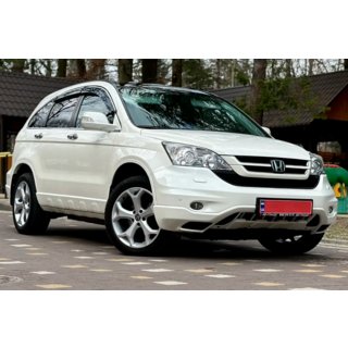 Window deflectors with chrome trim (4 pcs, HIC) photo 2