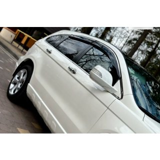 Window deflectors with chrome trim (4 pcs, HIC) photo 1