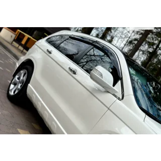 Window deflectors with chrome trim (4 pcs, HIC)