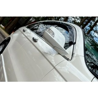 Window deflectors with chrome trim (4 pcs, HIC) photo 3