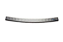 Mercedes C-class W204 2007-2015 Rear bumper protector (SW, gloss, stainless steel) photo 3