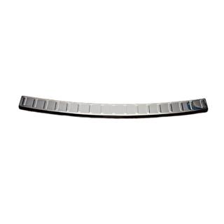 Rear bumper protector (SW, gloss, stainless steel) Mercedes C-class W204 2007-2015 photo 3