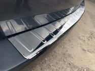 Mercedes E-class W212 2009-2016 Rear bumper protector Carmos (SW, stainless steel) photo 7