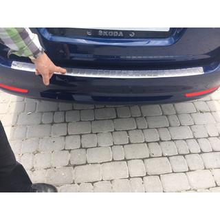 Rear bumper protector Carmos (SW, stainless steel) photo 2