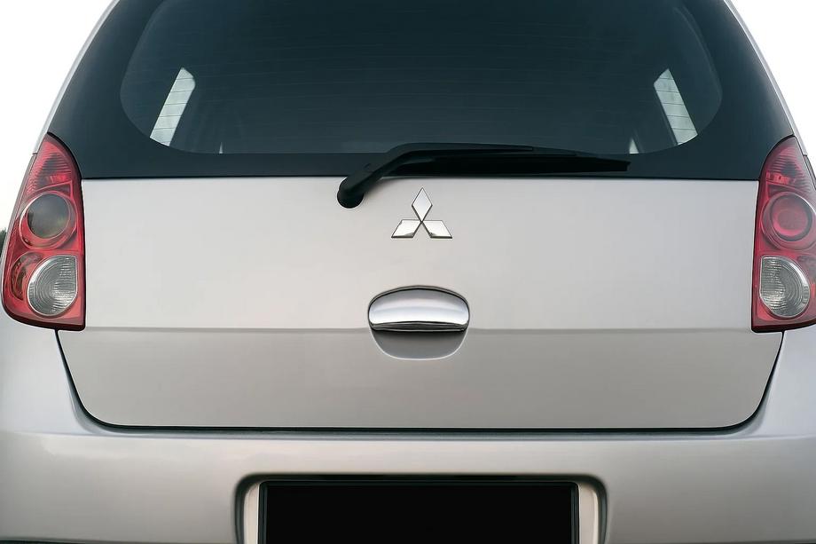 Mitsubishi Colt 2004-2012 Rear door handle cover (stainless steel) Image