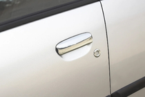 Mitsubishi Colt 2004-2012 Chrome Door Handle Covers (4 pcs, Stainless Steel) photo 1