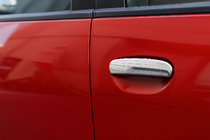 Mitsubishi Colt 2004-2012 Chrome Door Handle Covers (4 pcs, Stainless Steel) photo 2