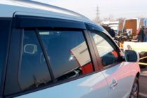Hyundai Santa Fe 3 2012-2018 Window Deflectors (4 pcs, HIC) photo 1