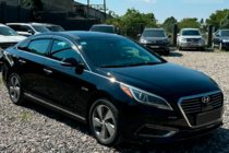 Hyundai Sonata LF 2014-2019 Window deflectors with chrome trim (4 pcs, HIC) photo 4