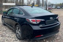 Hyundai Sonata LF 2014-2019 Window deflectors with chrome trim (4 pcs, HIC) photo 2