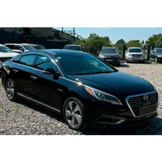Window deflectors with chrome trim (4 pcs, HIC) photo 4