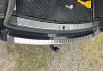 Skoda Superb 2009-2015 Rear Bumper Protector Carmos V1 (SW, Stainless Steel) photo 2