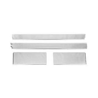 Carmos Stainless Steel Inner Door Sill Protectors (4 pcs) Ford Custom 2013-2022 photo 2