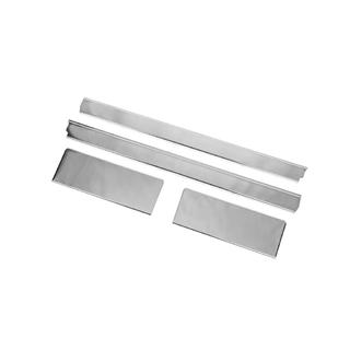 Carmos Stainless Steel Inner Door Sill Protectors (4 pcs) Ford Custom 2013-2022 photo 1