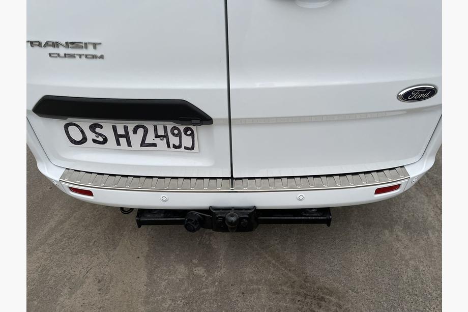 Ford Custom 2013-2022 Rear Bumper Protector Carmos Stainless Steel Image