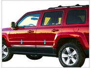 Jeep Cherokee/Liberty 2007-2013 Stainless Steel Door Moldings photo 1