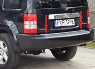 Jeep Cherokee/Liberty 2007-2013 Trunk trim stainless steel photo 1