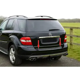 Trunk trim stainless steel