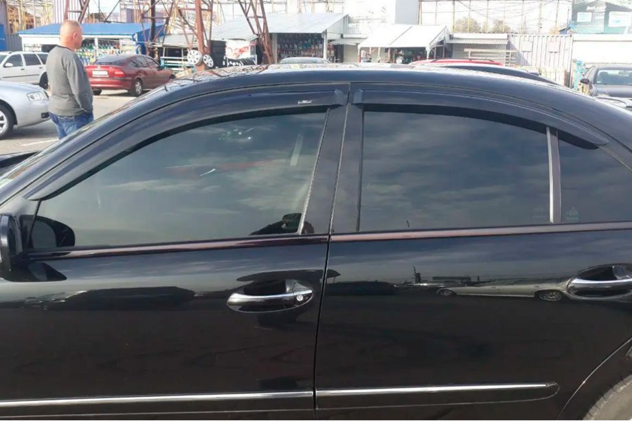 Mercedes E-class W211 2002-2009 Window Deflectors SD (4 pcs, HIC) Photo 2