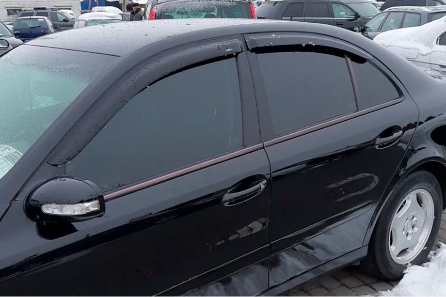 Mercedes E-class W211 2002-2009 Window Deflectors SD (4 pcs, HIC) Photo 1