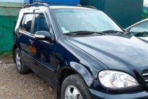 Mercedes ML W163 1997-2005 Window Deflectors (4 pcs, HIC) photo 3