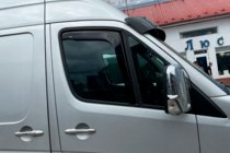 Volkswagen Crafter 2006-2016 In-channel window deflectors (2 pcs, HIC) photo 1