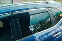 Nissan X-trail T32/Rogue 2014-2021 Window deflectors with chrome trim (4 pcs, HIC) photo 3