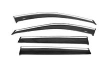 Nissan X-trail T32/Rogue 2014-2021 Window deflectors with chrome trim (4 pcs, HIC) photo 4