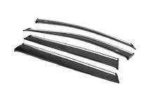 Nissan X-trail T32/Rogue 2014-2021 Window deflectors with chrome trim (4 pcs, HIC) photo 5