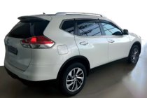 Nissan X-trail T32/Rogue 2014-2021 Window deflectors with chrome trim (4 pcs, HIC) photo 1