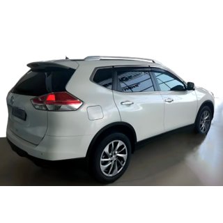 Window deflectors with chrome trim (4 pcs, HIC) photo 1