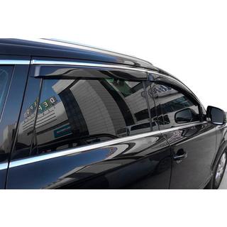 Window Deflectors with Chrome Trim SD (4 pcs, HIC) Skoda Superb 2009-2015