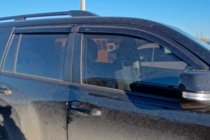 Toyota Land Cruiser Prado 150 2009-2023 Window Deflectors 8 cm (4 pcs, HIC) photo 7