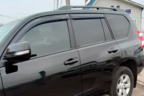 Toyota Land Cruiser Prado 150 2009-2023 Window Deflectors 8 cm (4 pcs, HIC) photo 2