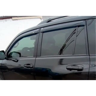 Window Deflectors 8 cm (4 pcs, HIC) Toyota Land Cruiser Prado 150 2009-2023 photo 1